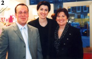 Michael Hope, Samantha Maddock and Olivia Rummens