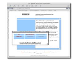 ISDC screen 1 & navigator bar...